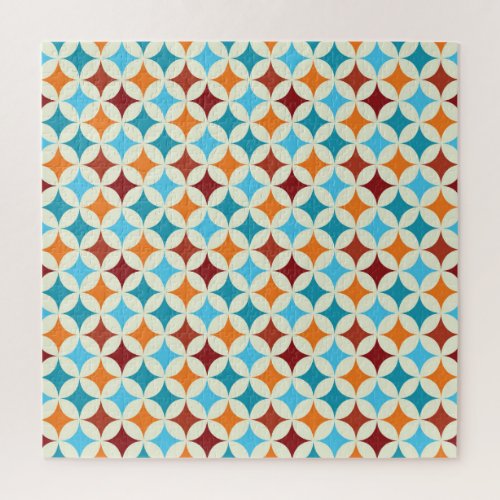 Stylish Geometric Vintage Seamless Pattern Jigsaw Puzzle
