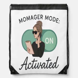 Stylish Gift for Boss Moms Drawstring Bag