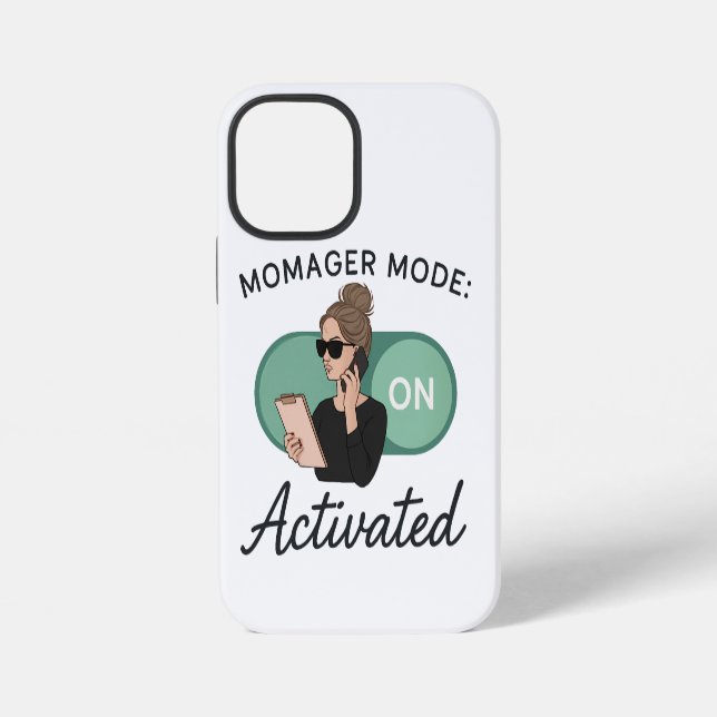 Stylish Gift for Boss Moms iPhone Case (Back)