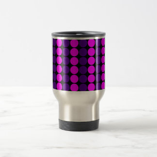 Stylish Gifts for Girls : Pink & Purple Polka Dots Travel Mug