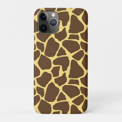 Stylish Giraffe Print iPhone 11 Pro Case