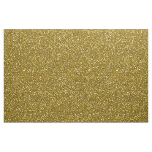 Stylish Glitter Gold Fabric Zazzle