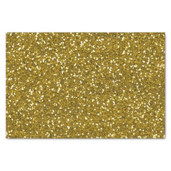 Stylish Glitter Gold Tissue Paper by InTrendPatterns at Zazzle