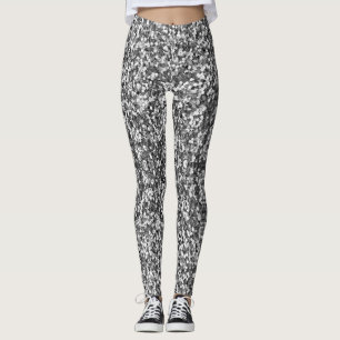 Stylish glitter leggings