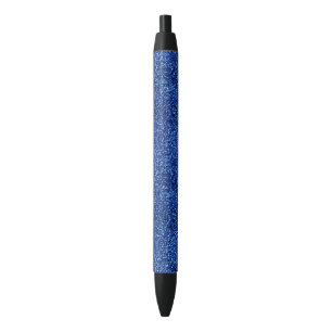 Stylish Glitzy Blue Sequin Sparkles Pen