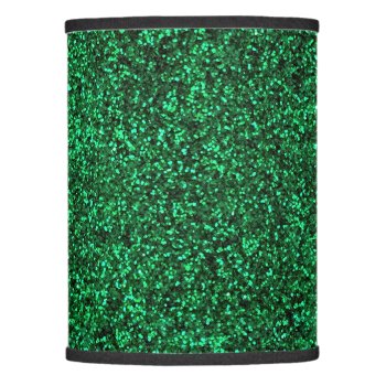 Stylish Glitzy Green Sequin Sparkles Lamp Shade by kye_designs at Zazzle