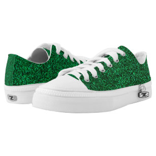 womens green glitter shoes