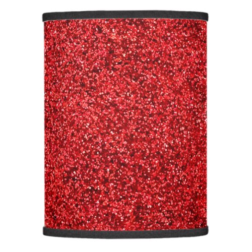 Stylish Glitzy Red Sequin Sparkles Lamp Shade