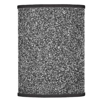 Stylish Glitzy Silver Sequin Sparkles Lamp Shade by kye_designs at Zazzle