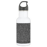Stylish Glitzy Silver Sequin Sparkles Stainless Steel Water Bottle