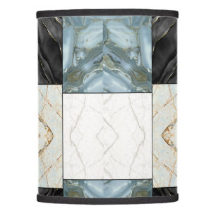 Stylish Gold black and white Marble pattern Lamp Shade