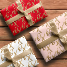 InterestPrint Personalized Christmas Wrapping Paper, Custom Bow Knot  Snowflake Red Wrap Paper Roll Customized Name Wrapping Paper Roll for  Daughter