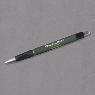 Stylish Gold & Forest Green Pen