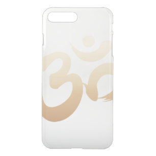 Stylish Gold Om Symbol Yoga iPhone 8 Plus/7 Plus Case