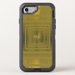 Stylish Gold OtterBox Defender iPhone SE/8/7 Case