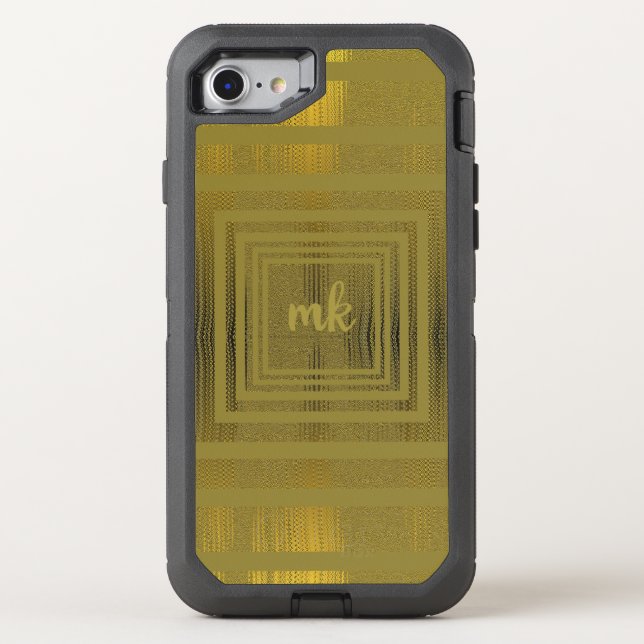 Stylish Gold Otterbox iPhone Case (Back)