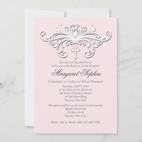 Stylish Grace Religious Occasion Invitation | Zazzle.com