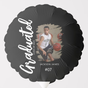 Stylish Graduation Brushed Effect Photo Balloon
