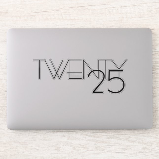 Stylish Graduation | Chic Script Grad Keepsake Sticker (Computer)