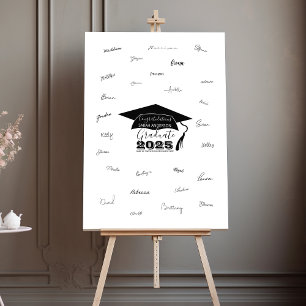 Stylish Graduation Guest Book Alternative Foam Board