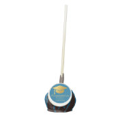 Stylish Graduation Name Congratulation Cake Pop (Front)
