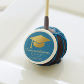 Stylish Graduation Name Congratulation Cake Pop (Front Insitu)