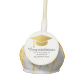 Stylish Graduation Name Congratulation Cake Pop (Front)