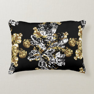Stylish graphic pattern. Seamless background. Wall Accent Pillow