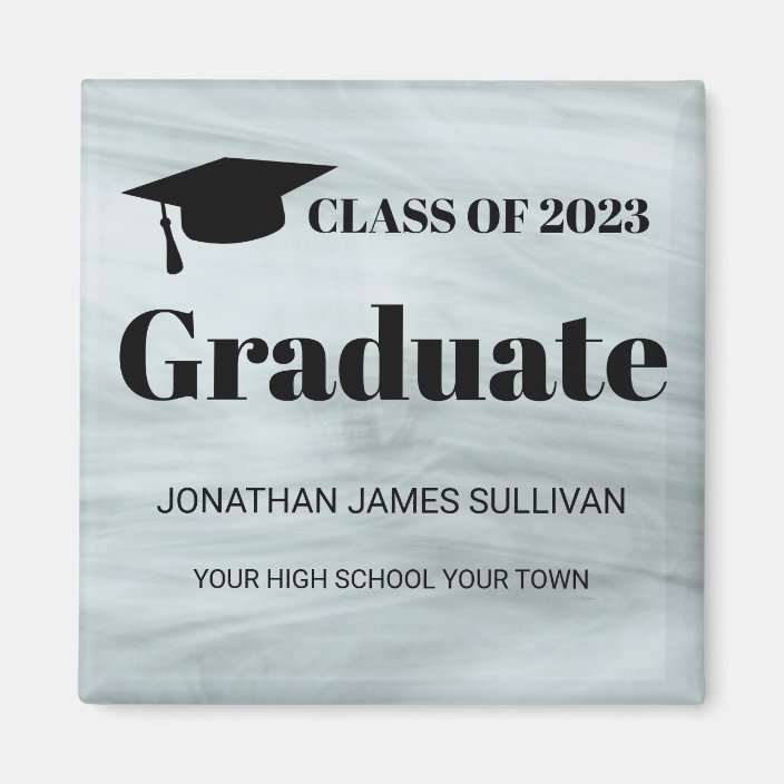 Stylish Gray 2022 Graduation Announcement Zazzle