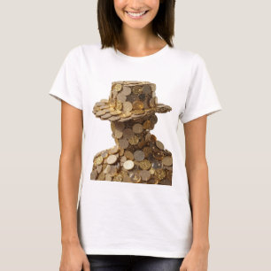 Stylish Gray ABSTRACT ART Modern Design T-Shirt
