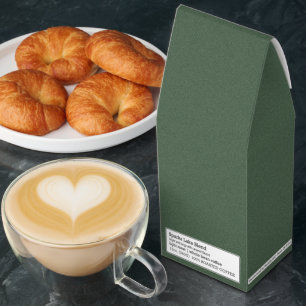 Stylish Green Texture Packaging Roasted Coffee