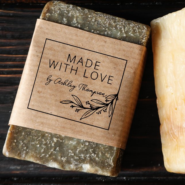 Stylish Greenery Personalized Handmade By Rubber Stamp (Stylish Greenery Personalized Handmade By Rubber Stamp)