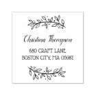 Stylish Greenery Return Address