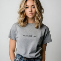 Stylish Grey Find Your Fire Slogan T-Shirt