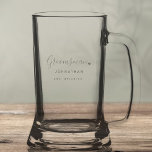Stylish Groomsman Wedding Gift Stein<br><div class="desc">The perfect gift for any groomsman,  the fun and modern design features a stylish typography script "Groomsman" with cute little love heart full stops. The design is easy to personalize with a name and established wedding date and will be the perfect keepsake from your special day.</div>