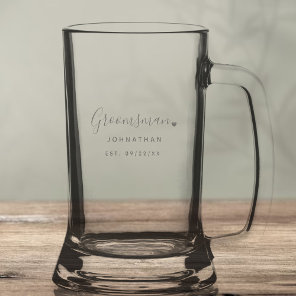 Stylish Groomsman Wedding Gift Stein