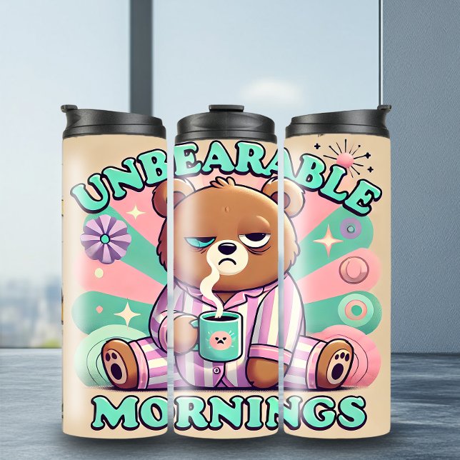 Stylish Grumpy Bear Tumbler (Creator Uploaded)