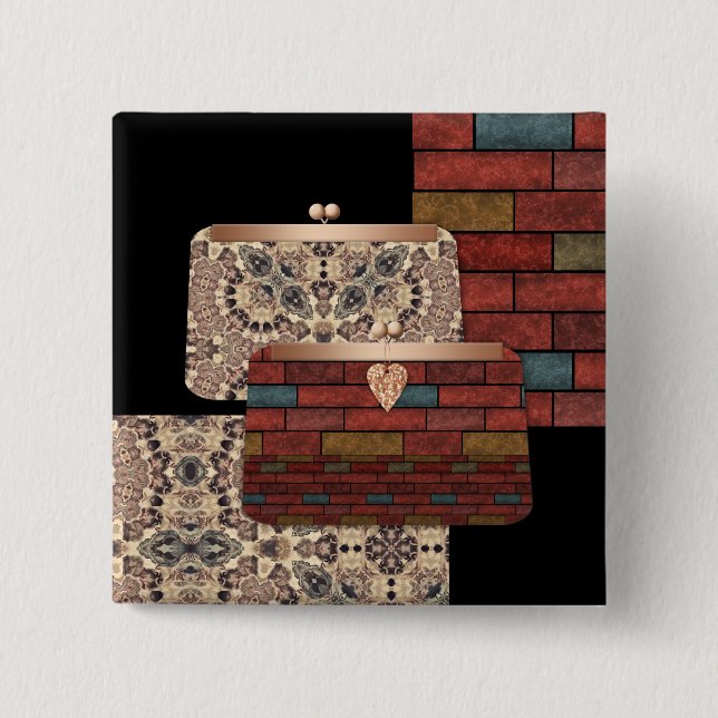 Stylish handbags button (Front)