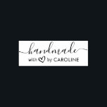 stylish handmade self-inking stamp<br><div class="desc">lovely script design withe personalized text details.</div>