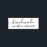 stylish handmade self-inking stamp<br><div class="desc">lovely script design withe personalized text details.</div>