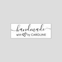 stylish handmade self-inking stamp