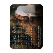 Stylish Handwritten Save the Date Announcement Magnet (Vertical)
