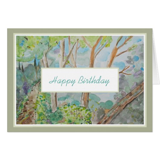 Stylish Happy Birthday Cards (Front Horizontal)