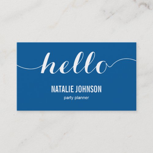 Stylish Hello Modern Business Card - Groupon