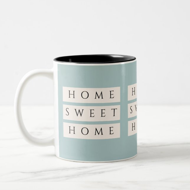 Stylish Home Sweet Home Mug (Left)