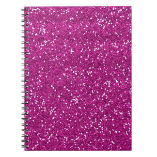 Hot Pink Glitter Notebooks & Journals | Zazzle