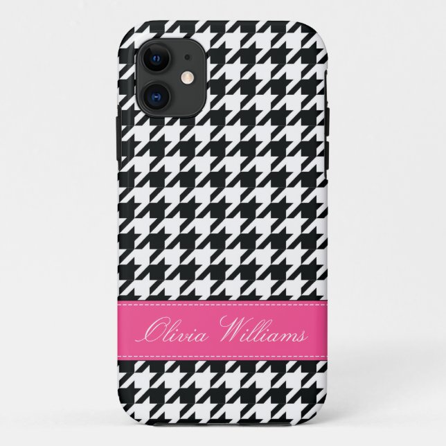 Stylish Houndstooth Case-Mate iPhone Case (Back)