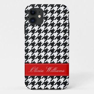 Stylish Houndstooth iPhone 11 Case