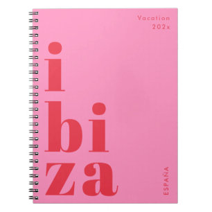 Stylish Ibiza journal note book