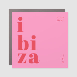 Stylish Ibiza Spain Car Magnet